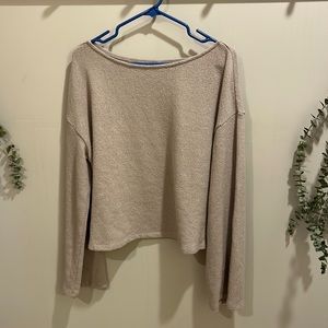 H&M waffle knit box sweater